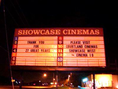 Showcase Cinemas Flint East - FINAL MARQUEE